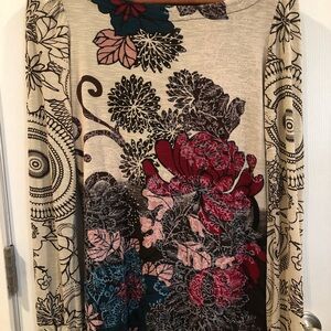 Desigual Multicolor Artistic Top
